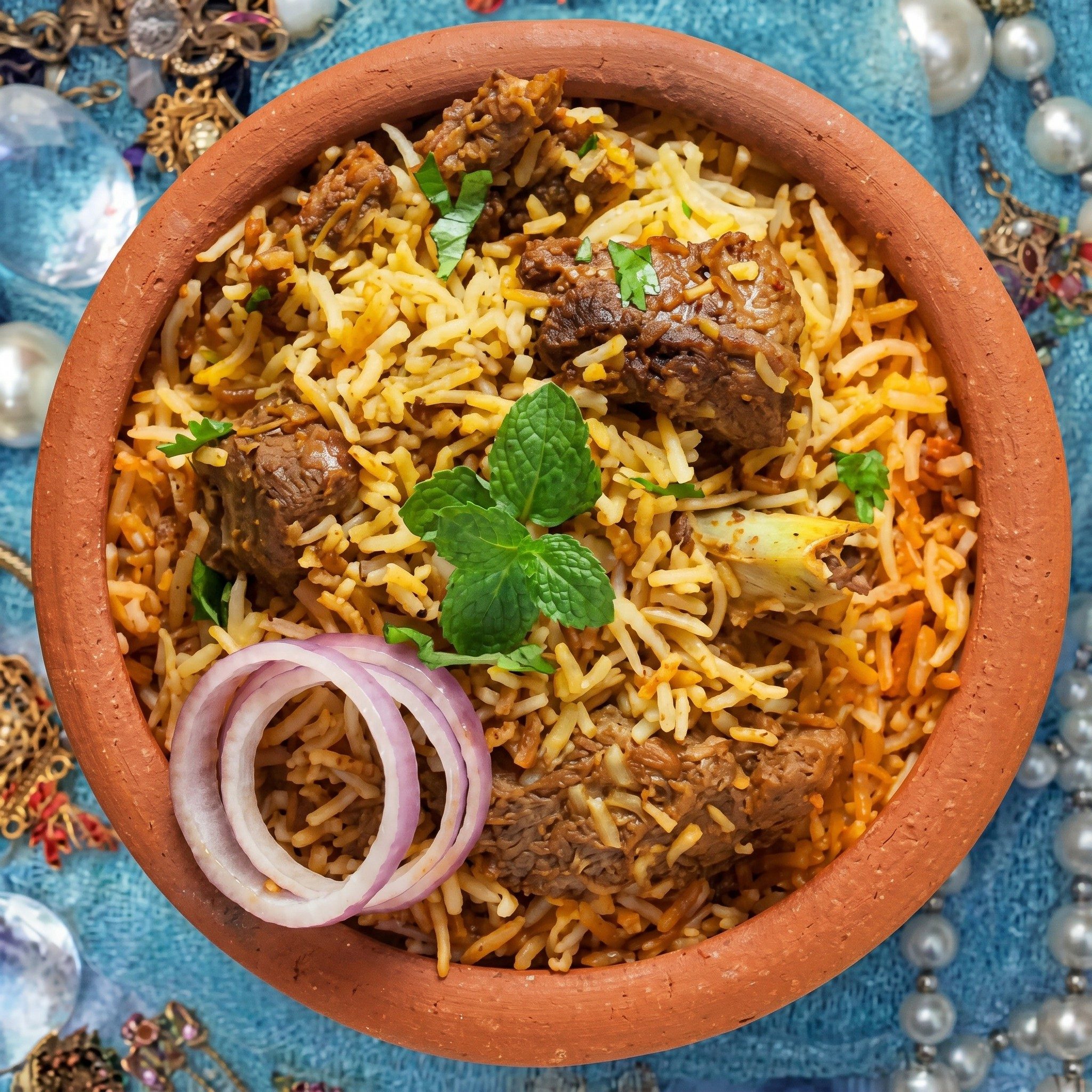 Goat Biryani.