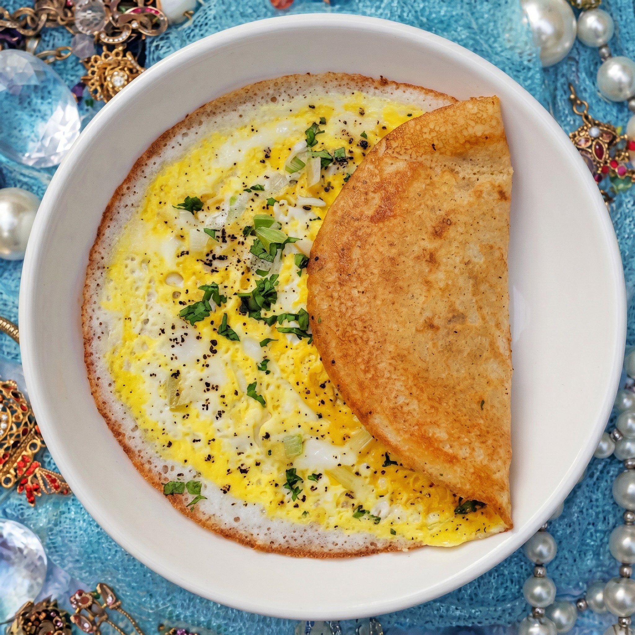 Egg Dosa.