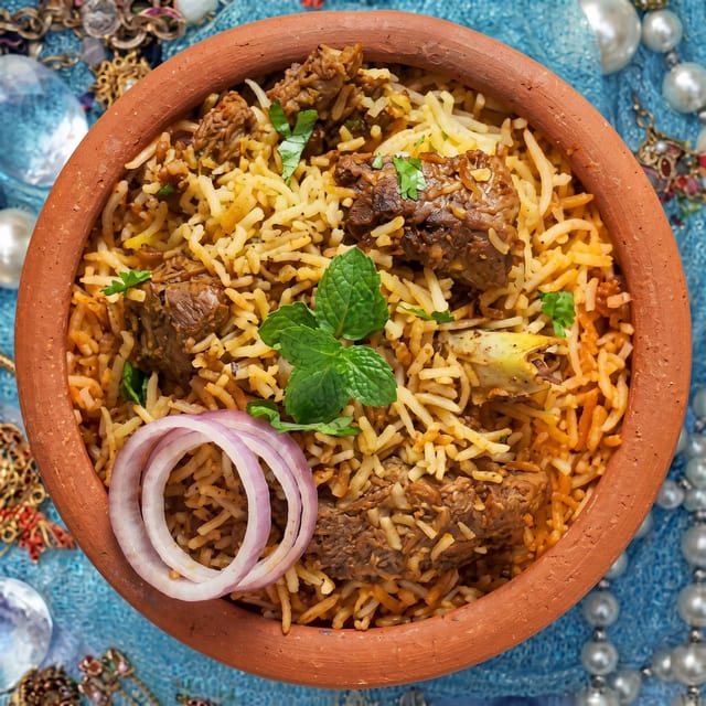Lamb Biryani.