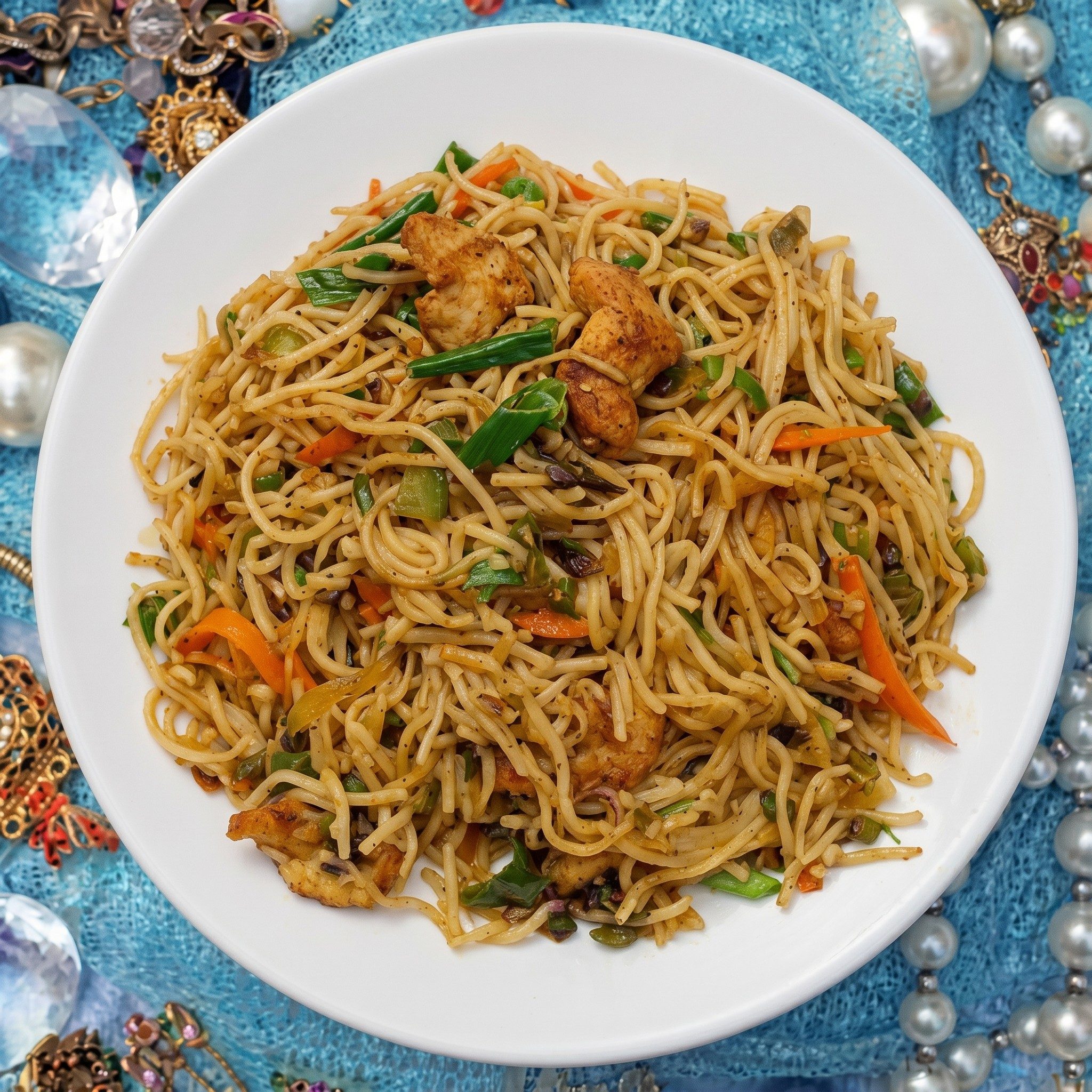 Chicken Hakka Noodels.