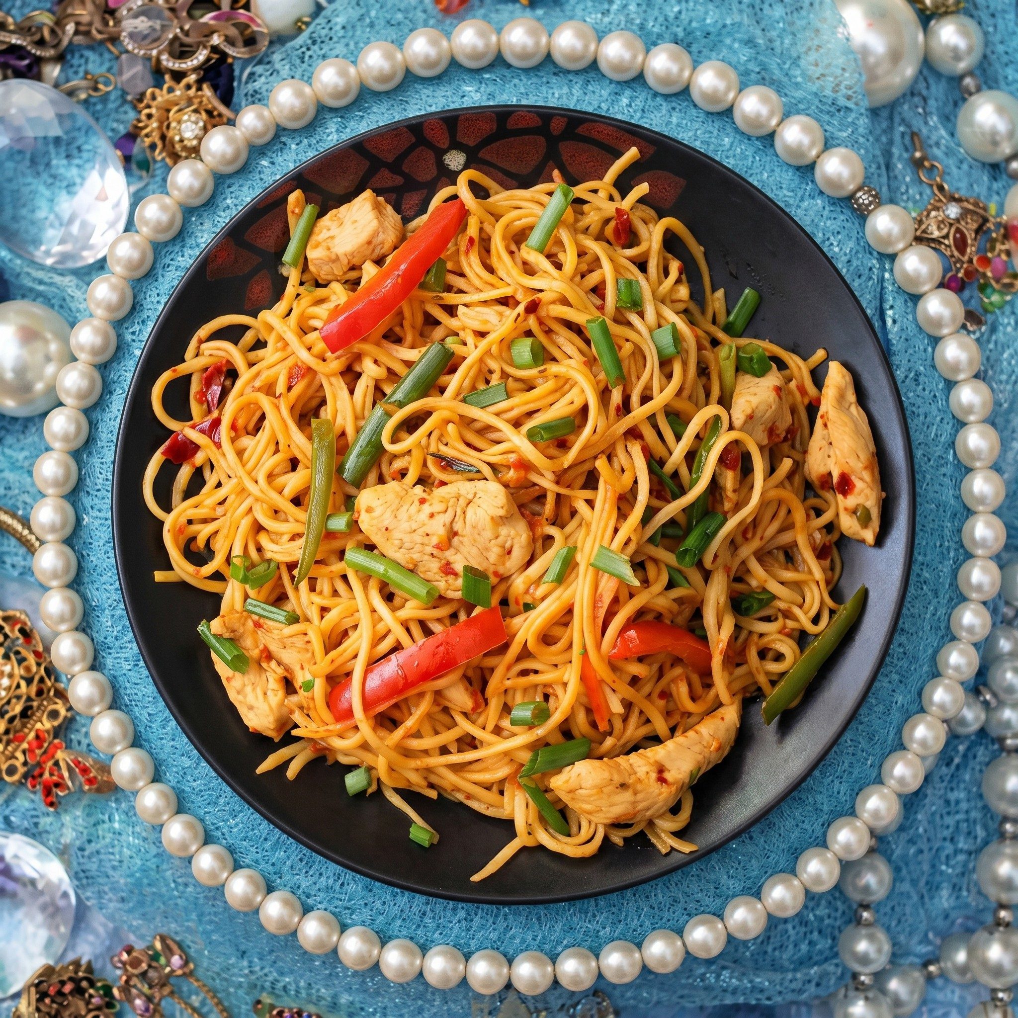 Szechwan Chicken Noodles.