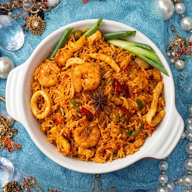 Szechwan Shrimp Fried Rice.