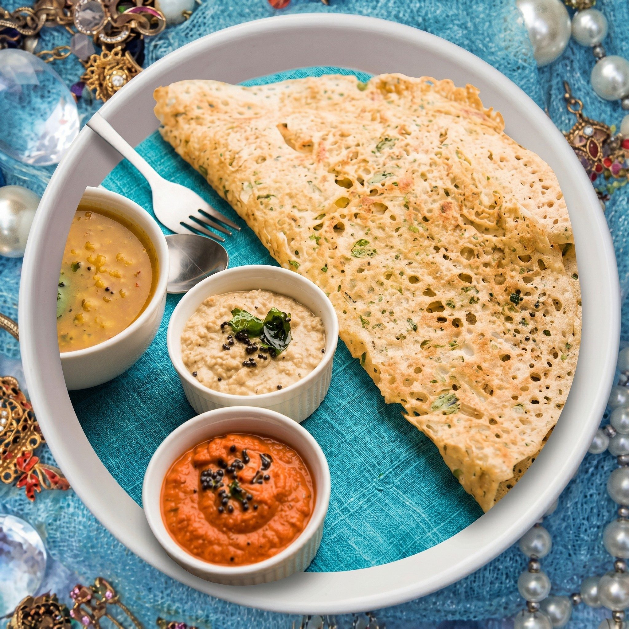 Onion Rava Dosa.